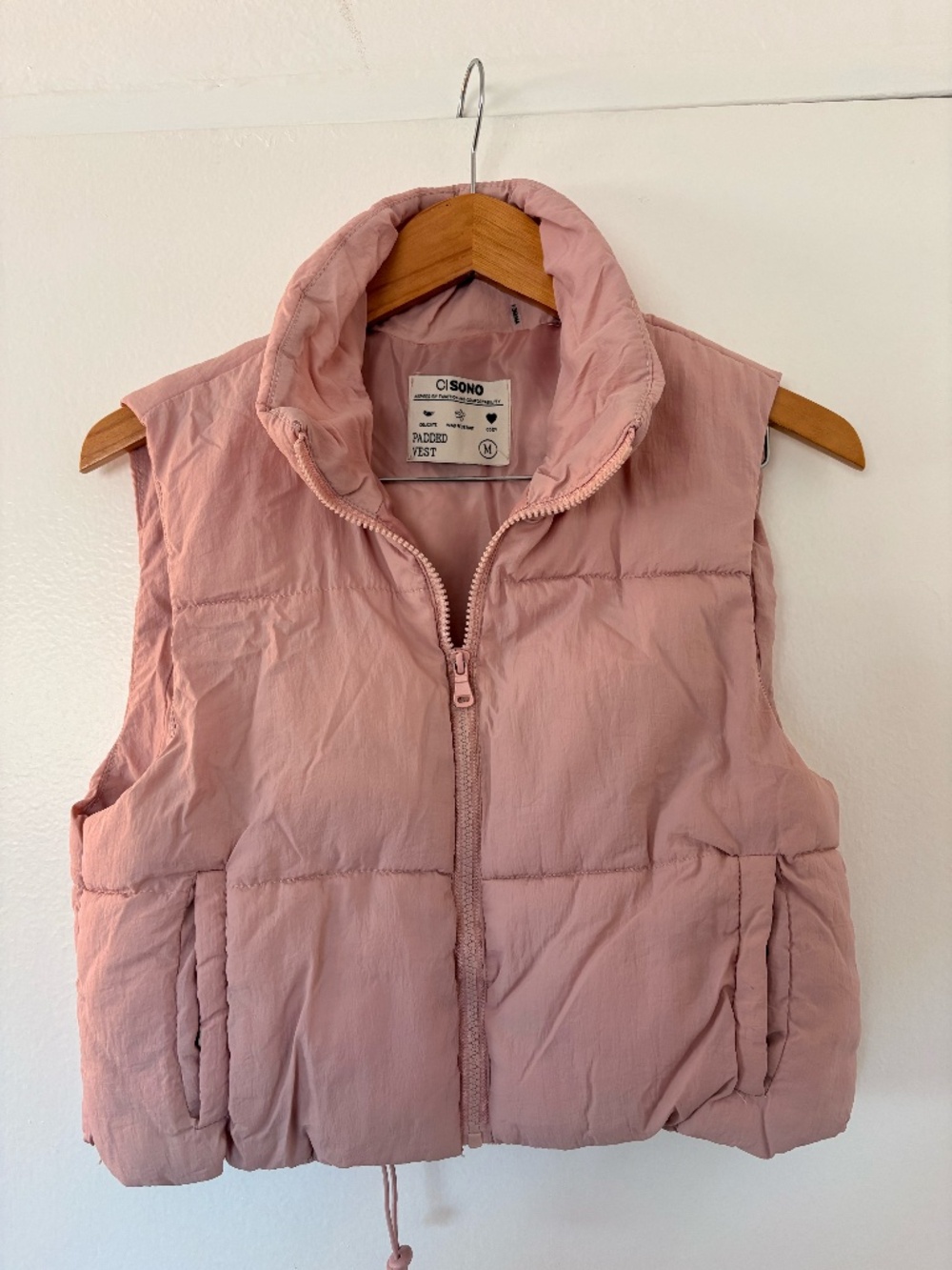 Ci SONO Padded Pink Vest